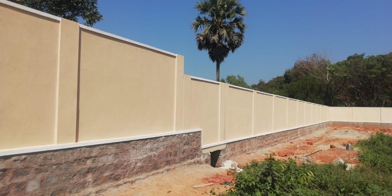 KMF compound wall - Before 3