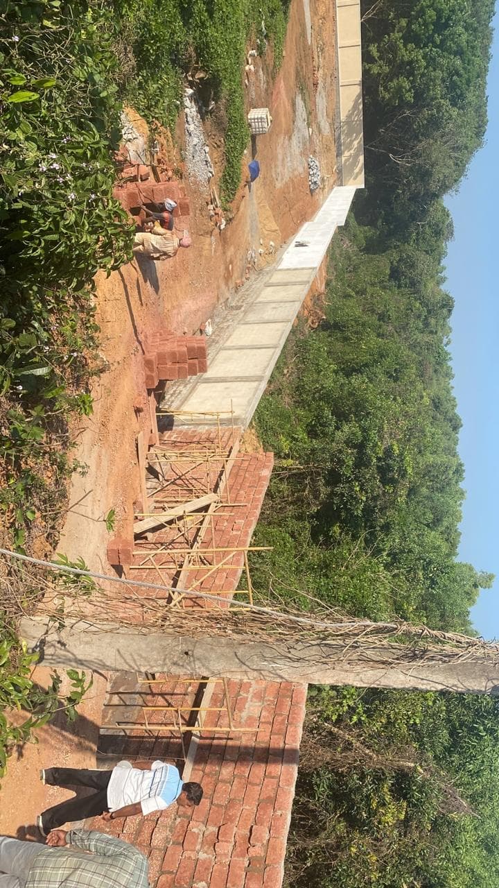 KMF compound wall - Before 1