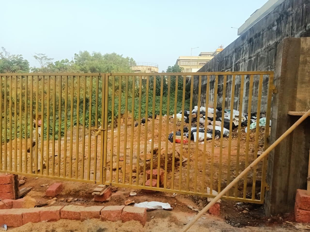 KMF compound wall - Before 3